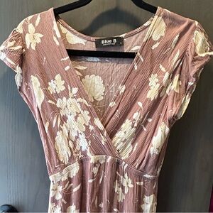 Blue B Floral summer dress, size S